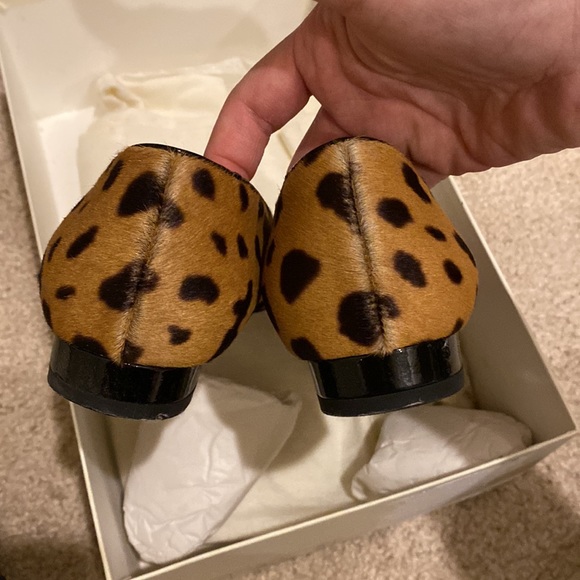 Authentic Charlotte Olympia Leopard pattern cat flats 38 - Picture 4 of 9
